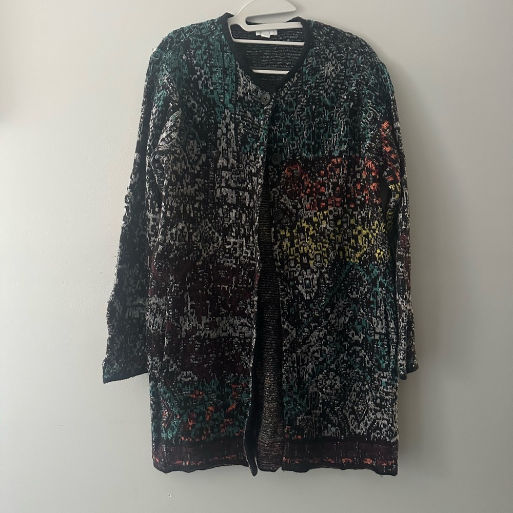 J. Jill Multicolor Knit Jacket
